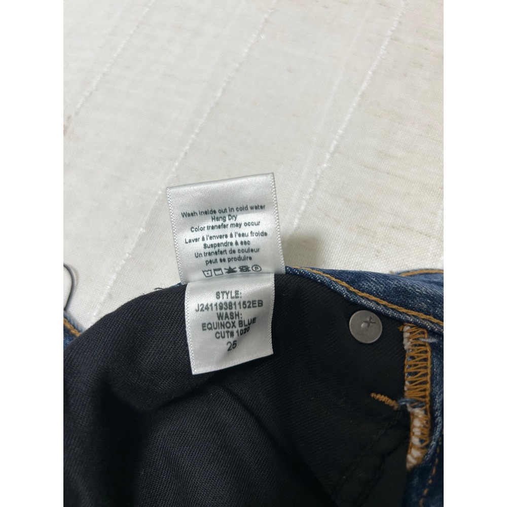 Veronica Beard Cotton Taylor High Rise Wide Leg Crop Jeans Blue Wash 25 - Picture 8 of 16